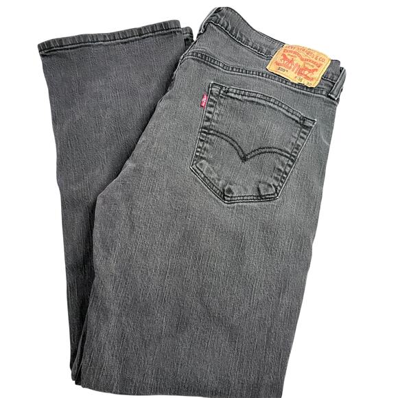 Levi's 559 Jeans Mens Size 36x32 Charcoal Gray Relaxed Fit Straight Leg Denim - Picture 1 of 9